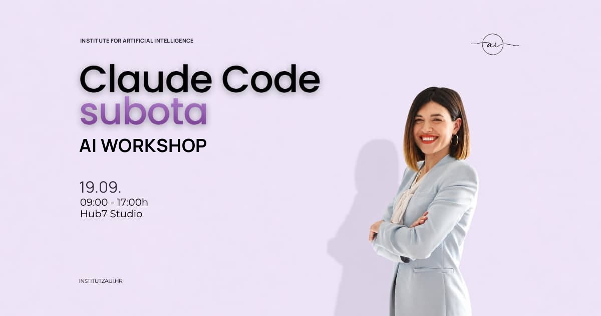 Claude Code Saturday - AI Boutique Event - Zagreb 19.09.2026, Hub7 Studio
