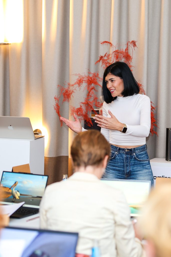 Patricija Topić explaining how to work in Claude Code